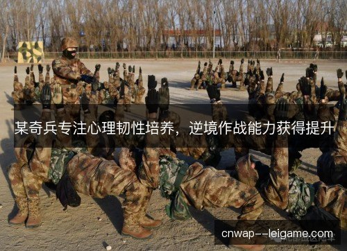 某奇兵专注心理韧性培养，逆境作战能力获得提升